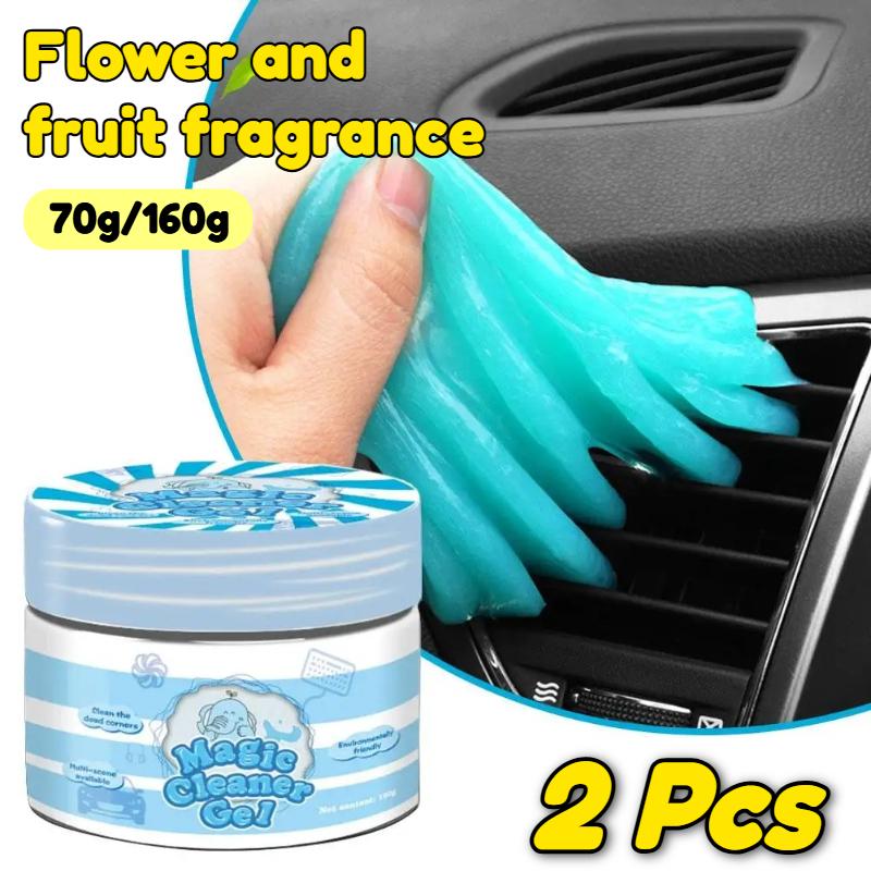 Gel Pulizia Auto Multifunzione Pulitore Polvere Gel Pulizia Interni Auto Slime Uscita Aria Cruscotto Pulizia Laptop Fango Magico