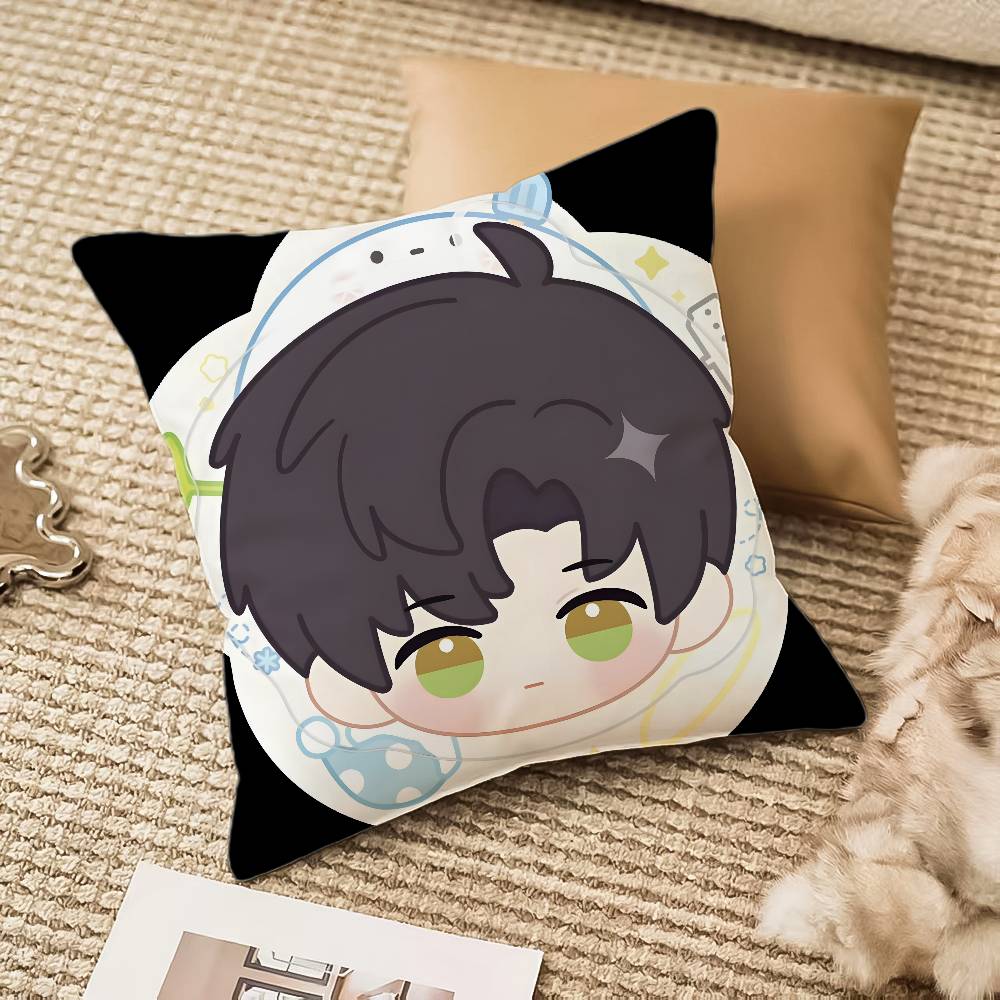 Cartoon Love And Deepspace Sylus Pillow Case Anti-dustmite Invisible Zipper Sofa Bed