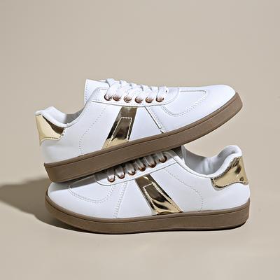 Leisure Sports Shoes for Women Comfortable Soft Bottom Outdoor Walking Shoes Lady Fashion Flats Low-top Shoe