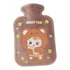 250ml Hot Water Bottle Cute Hot Water Bag Winter Hand Feet Warmer Hot-water Bag for Menstrual Cramps Neck and Shoulder Relief