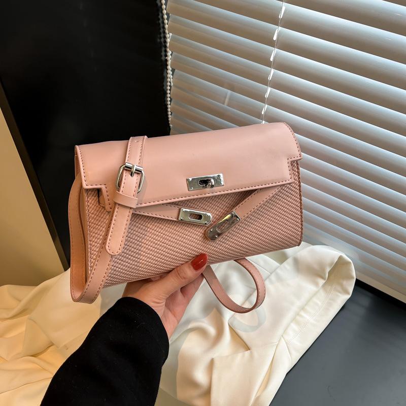 Simple Hand-carried Small Square Bag Women's 2025 Spring New Trend Versatile Shoulder Bag High-end Women's Bag