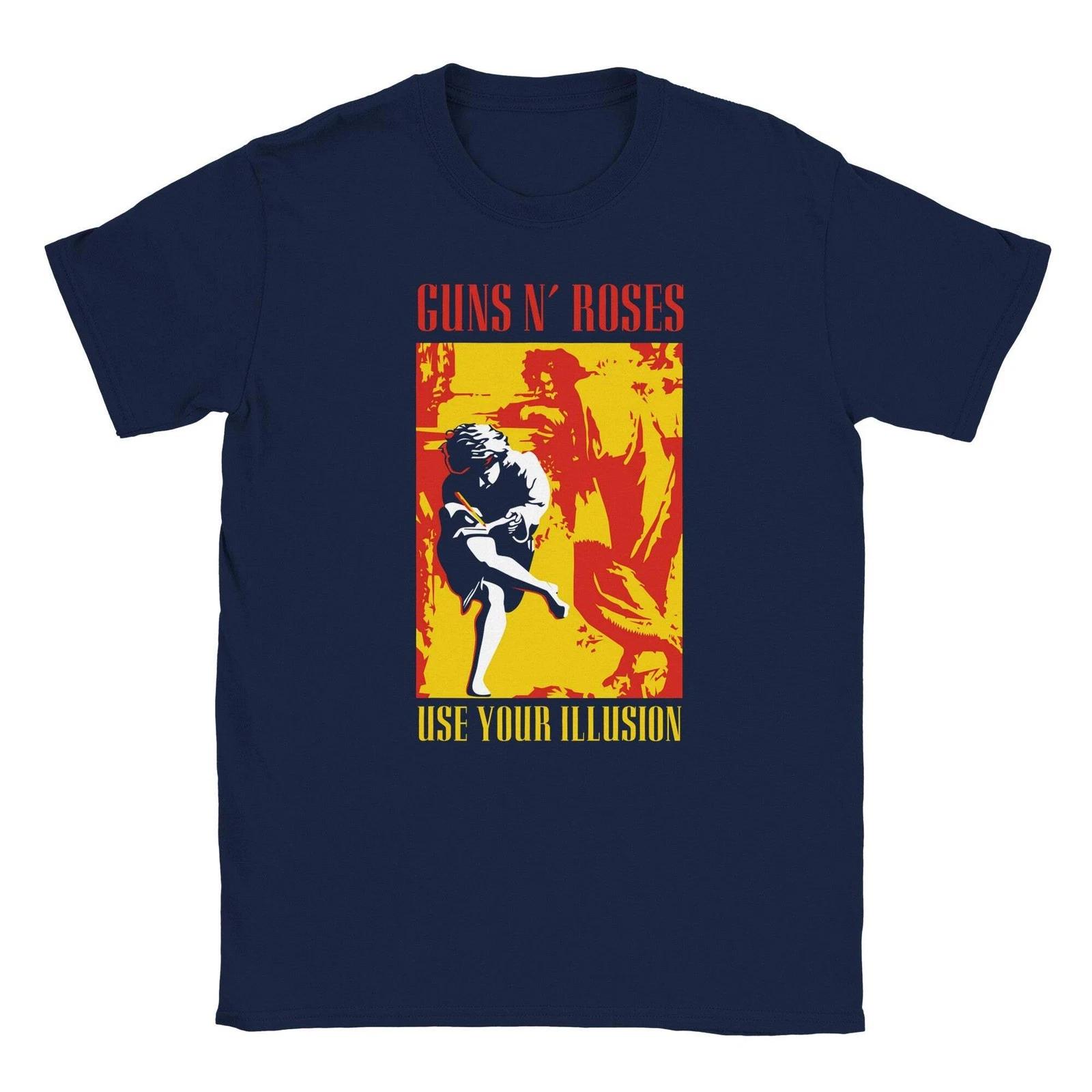 Guns N Roses Inspired Guns and Roses Tee | Soft Cotton Rock Band T-Shirt S