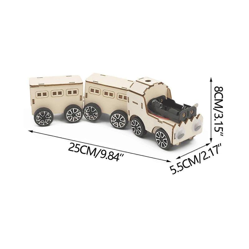Puzzle Eksperyment Naukowy Rękodzieło Technologia Mały Pociąg Sprzęt Edukacyjny Pakiet Materiałów Zestawy do Zabawy