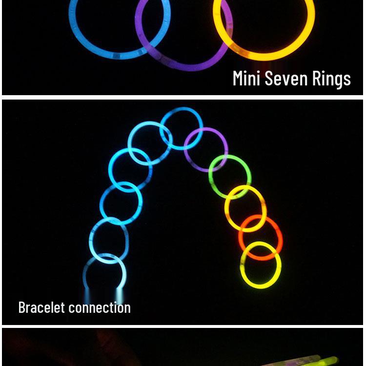 Siebenfarbig blinkendes Leuchtarmband Spielzeug