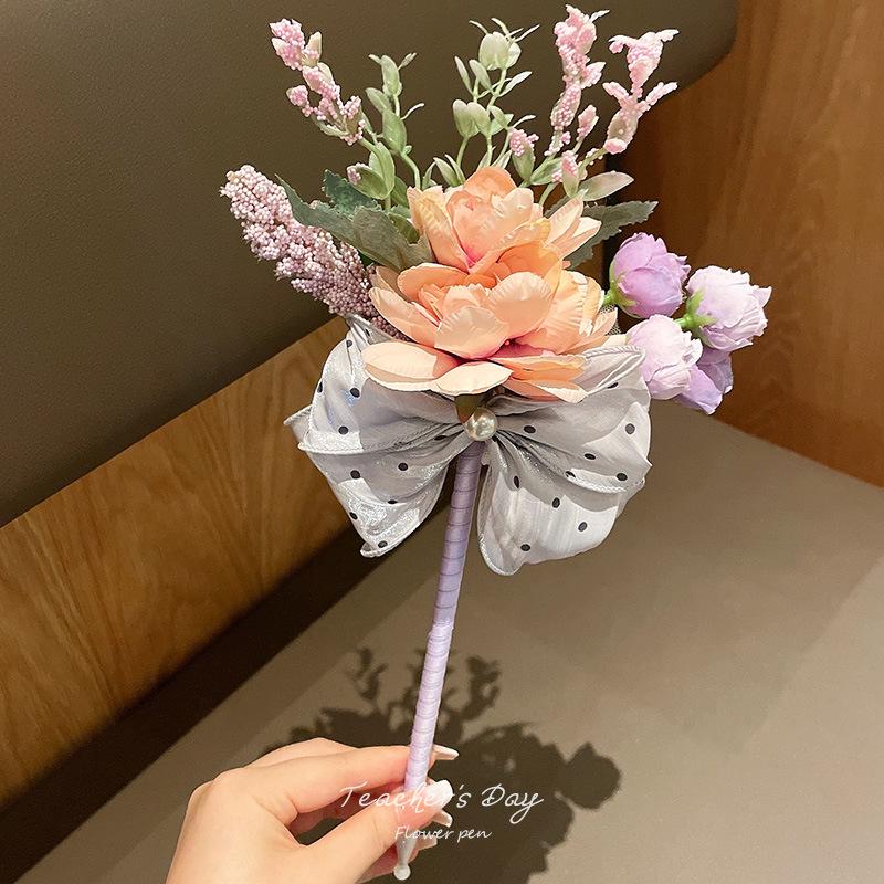 Penna a Sfera Girasole - Regalo Creativo per la Festa degli Insegnanti per Insegnanti Femminili dell'Asilo