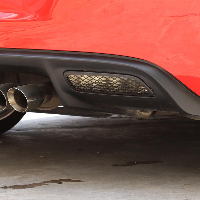 Edelstahl Auto Nebelschlussleuchte Schutzgitter Abdeckung Aufkleber für Chevrolet Corvette C6 2005-2013 Autozubehör