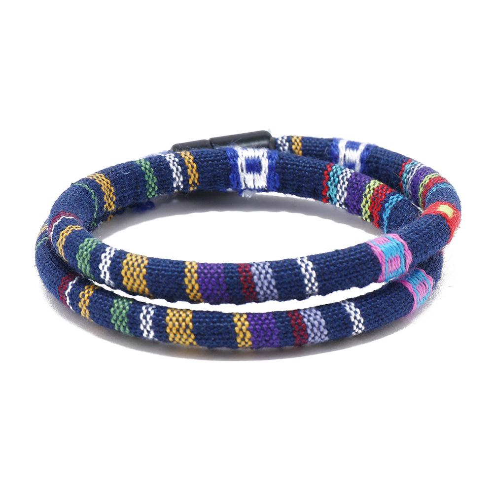 Bohemian Multi-Kleur Unisex Magnetische Wrap Armband