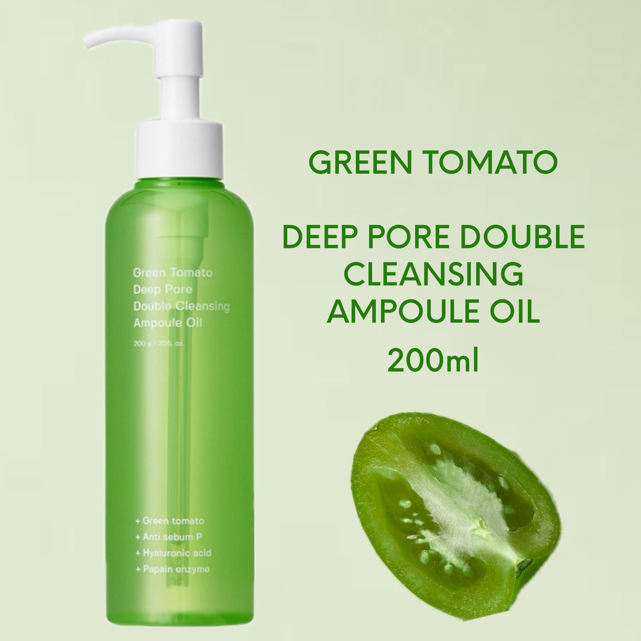 

SUNGBOON EDITOR Green Tomato Deep Pore Двойное очищающее ампульное масло 200 мл 200ml