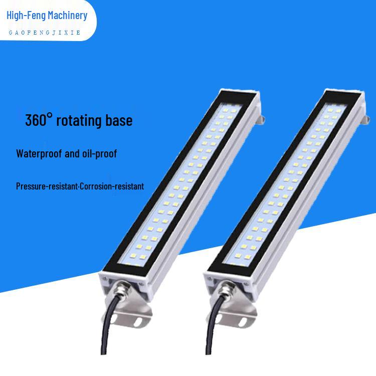 Waterproof & Oilproof LED CNC Machine Tool Light - Explosion-Proof, 220V/24V for Lathe Cabinets