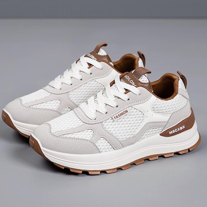 

New autumn casual women s sports shoes mesh breathable and lightweight versatile platform dad shoes women 35