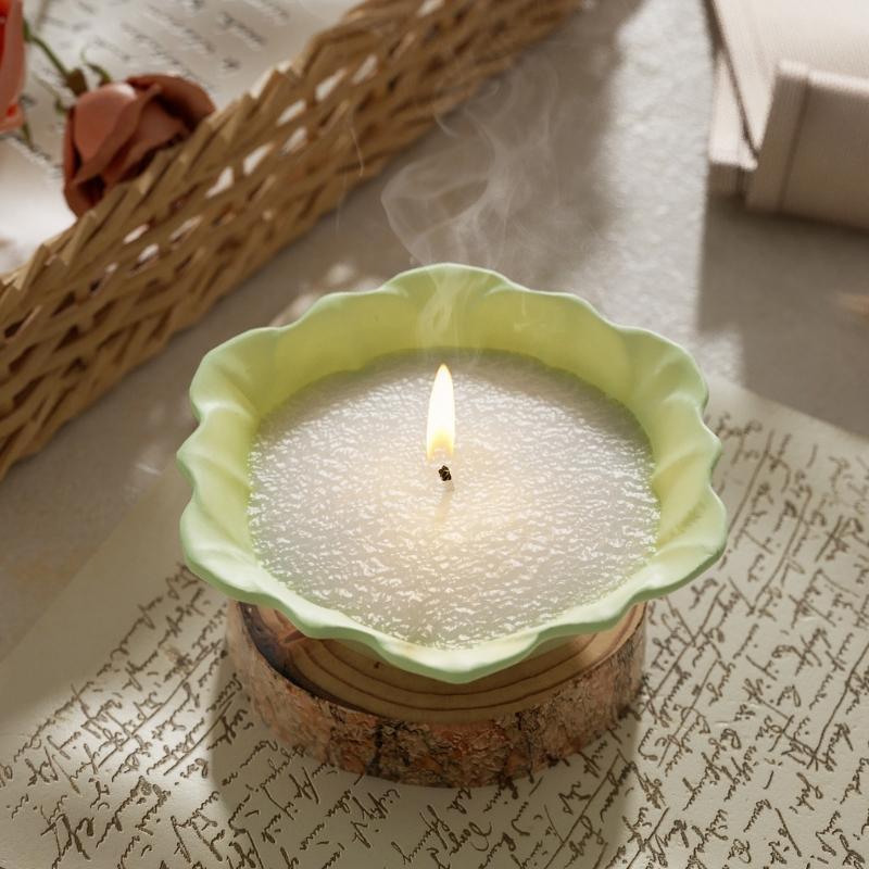 Flexible Silicone Lotuses Candle Cup Mold Home Accessory for Creative Projects and Home Decoration Daily Casual Use