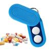 New Plastic Pills Cases Keychain Storage Box Moistureproof Keychain Pill Holder Daily Organizer Pill Pod Outdoor