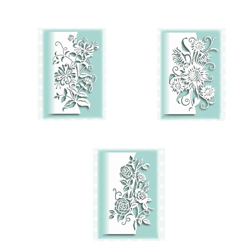 Lace Creative Flowers Spring Metal Craft Making Stencils Dies Cutting For DIY Scrapbooking Paper Handmade Mold Embossing Dies