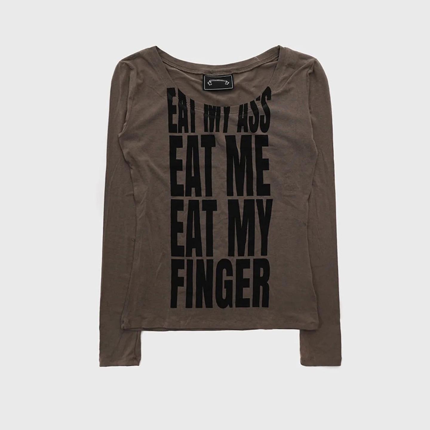 

BadBlood BCAC Retro One-Shoulder Long-Sleeve T-Shirt - Hot Girl Street Style Small