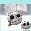 Double Sided Halloween Jack Skellington Plush Pillow Soft Comfortable Cushion For Home Decor