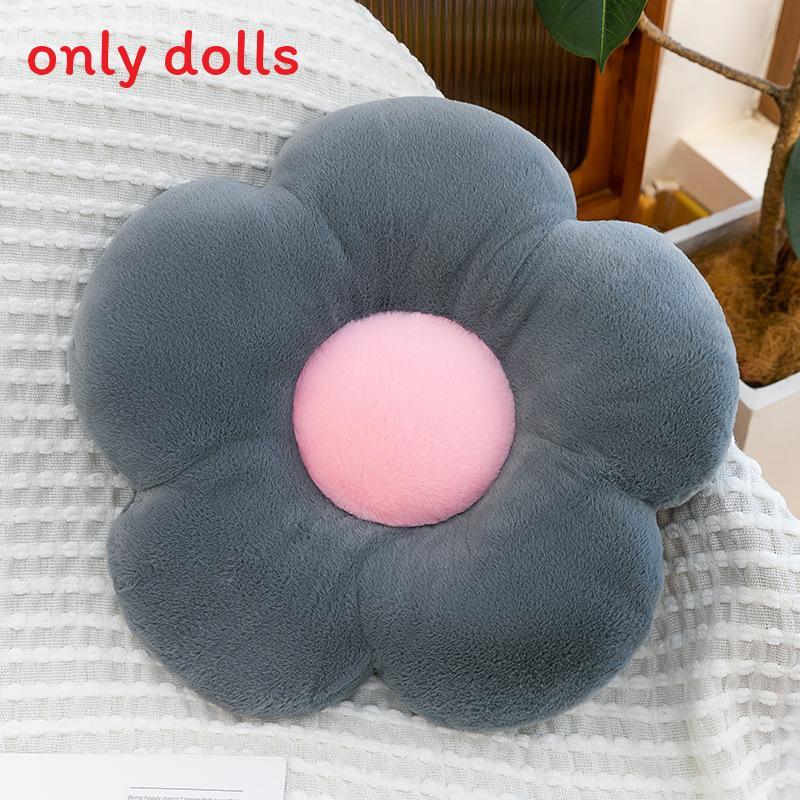 Plush Flower Cushion Toy With Pp Cotton For Home Decor And Comfort
