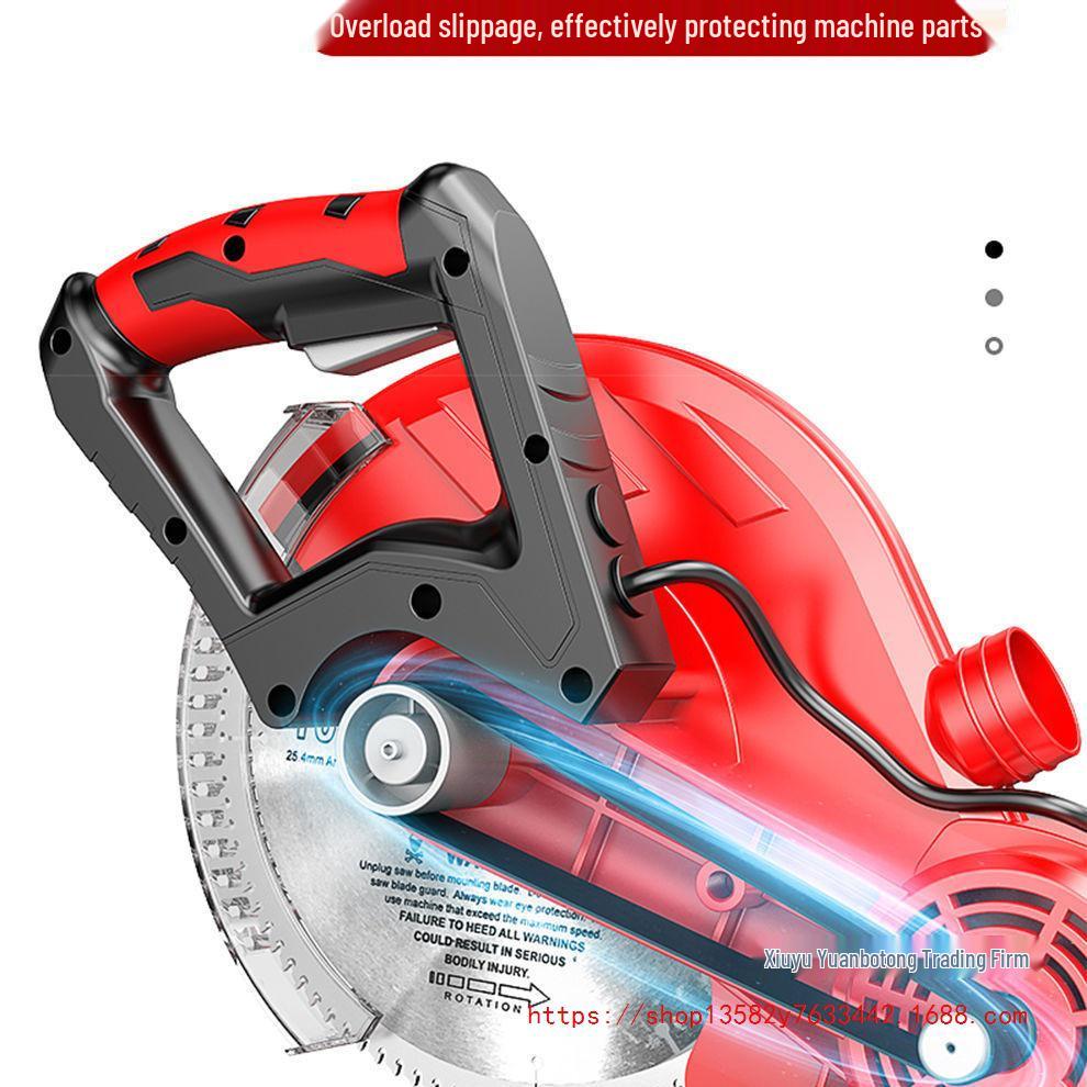 High Precision 10" Aluminum Alloy Miter Saw, 45º Multifunctional Cutting Machine