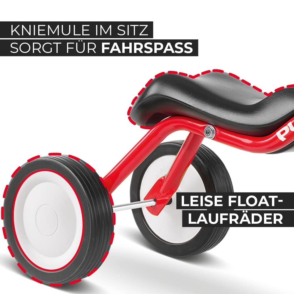 Official Japanese PUKY in the July 2025 issue of Monthly Pukky Wutsch Red 3029 kick bike for ages and up [PUKY Distributor] "Featured Kuyon" 4-wheel