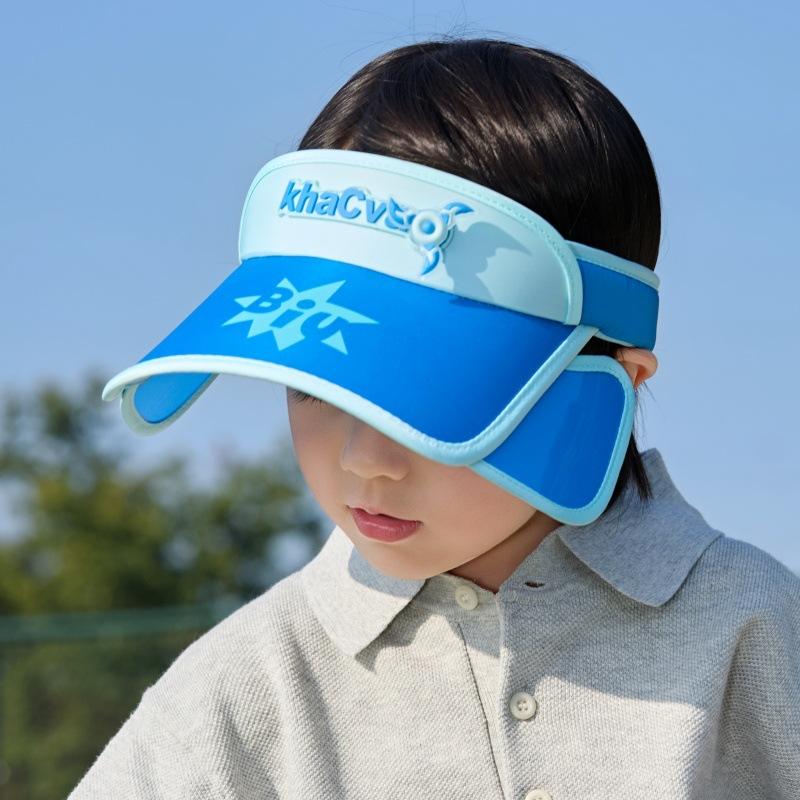 Children'S Sun Protection Hat Retractable Empty Top Hat Boys And Girls Small Windmill Uv Protection Sun Hat Baby Sun Hat