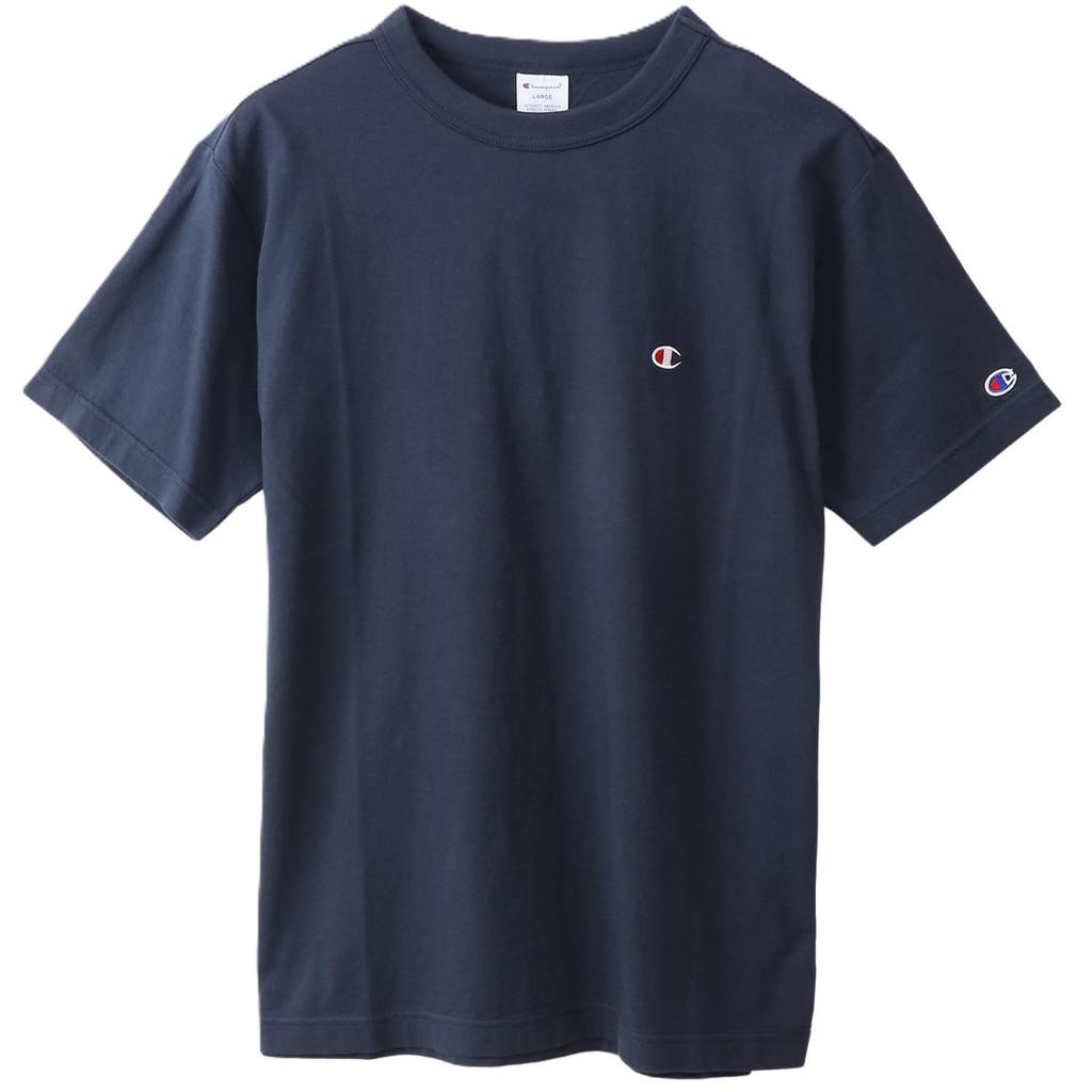 Champion short classic Cotton logo short sleeve 3L T-shirt, sleeve, 100% cotton, USA, one-point embroidery, T-shirt, basic, C3-P300Z/C3-X352L, men's,