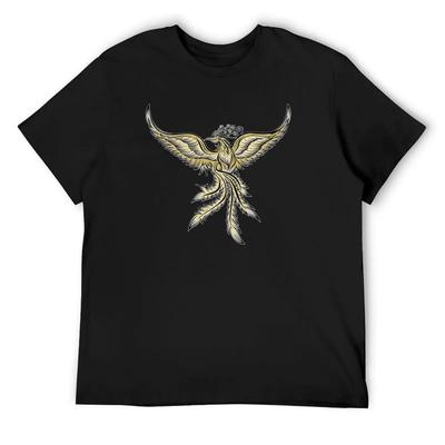 Krásné tričko se symbolem Fénixe vlastní tričko anime postavičky vlastní design vlastní oversized tričko pánské