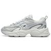 Wings Fabric Synthetic Leather Lightweight Sports Low-Top Casual Shoes Women Sneaker White Gray F12W226118FSA