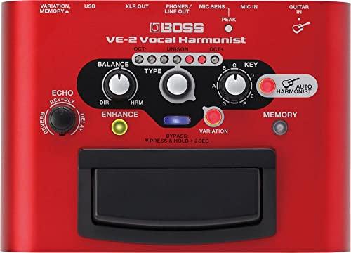 

Педаль вокального ехо BOSS VE-2 для співаючих гітаристів | Вокальні гармонії та ефекти в реальному часі | Створення гармоній з ручним вибором тональності | Підключення гітари