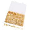 260pcs Hair Dreadlocks Rings Hair Braid Clips Alloy Braided Hair Accessory Set for Weddings Birthday Party Dance