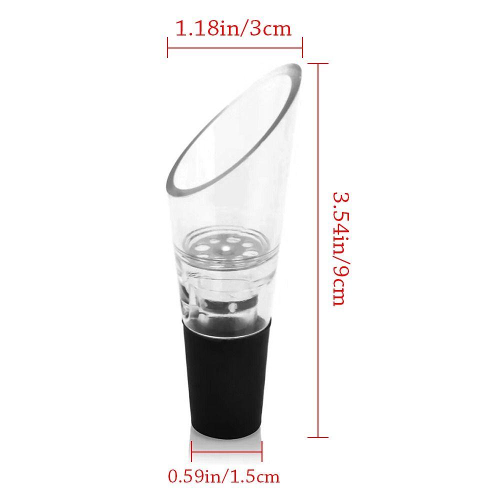 Professional Plastic Wine Pourer Quick Instant Aeration Decanter Wine inflatable pourer Red Wine