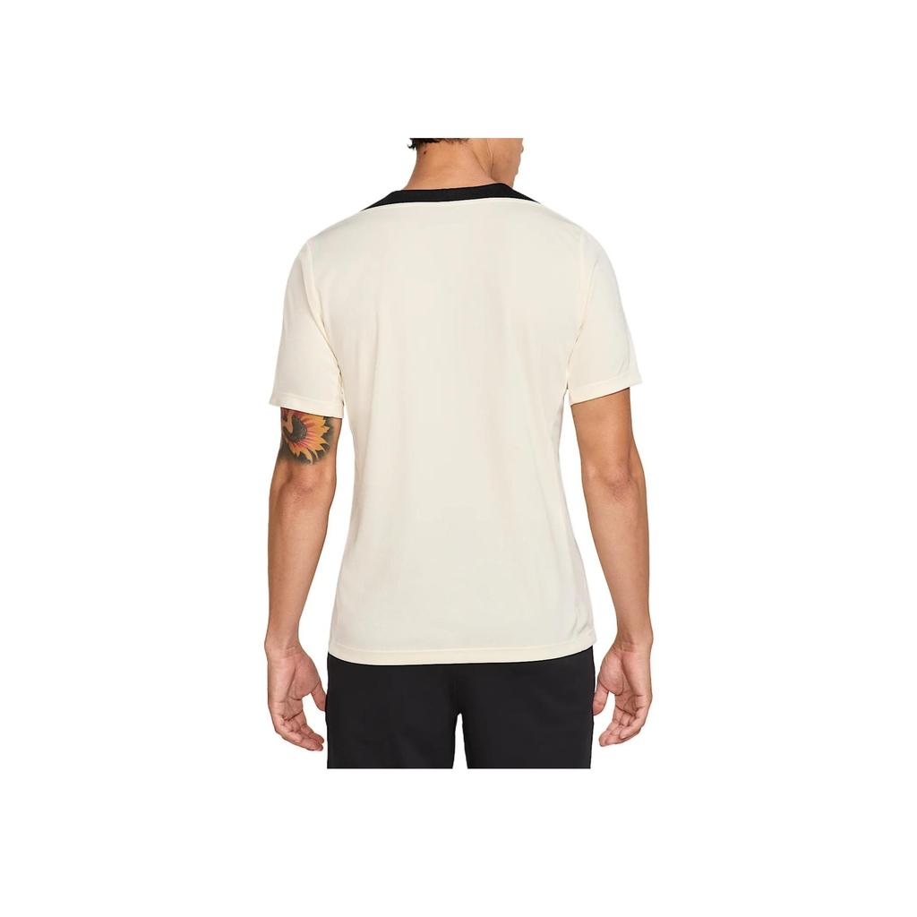 Nike SS25 Strike Comfortable Soft Fashion Short Sleeve Football Shirt Men tops Coconut-Milk HJ3388-114