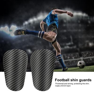 1 Par Mini Caneleiras de Futebol Antiderrapantes Crianças Adolescentes Adultos Jogadores de Futebol Caneleiras em Miniatura Protetores Jogos de Futebol Equipamentos de Proteção