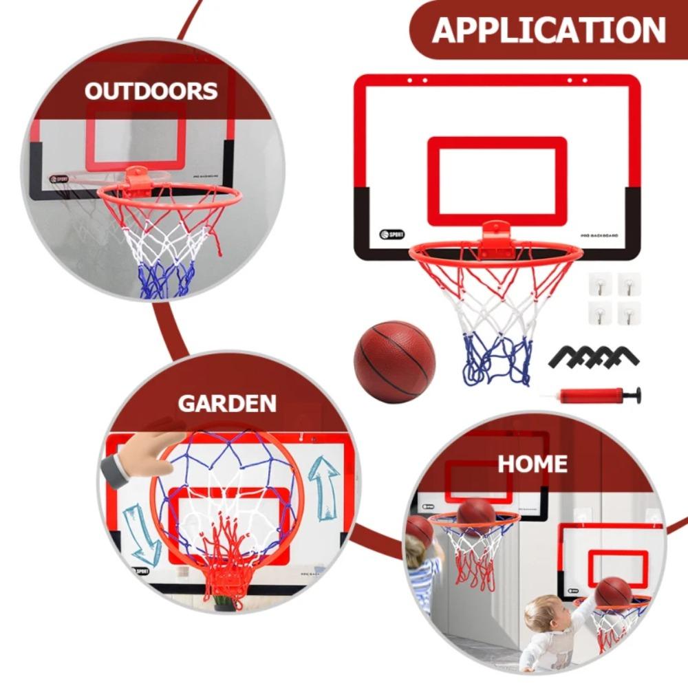 Safety Indoor Basketball Hoop Set Backboard Portable Basketball Hoop Toys Basketball Fans