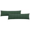 Sofa Cushions 2 Pieces Dark Green 145 X 40 Cm Cord Fabric