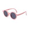 Baby round folding sunglasses women's caron anti-ultraviolet children's glasses line outdoor beach cute children's sunglasses