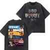 Rapper Bad Bunny Tour  Debi Tirar Mas Fotos DTMF Merch Tshirt Unisex Fashion  Summer ONeck Tee Hip Hop Vintage Washed Tshirts