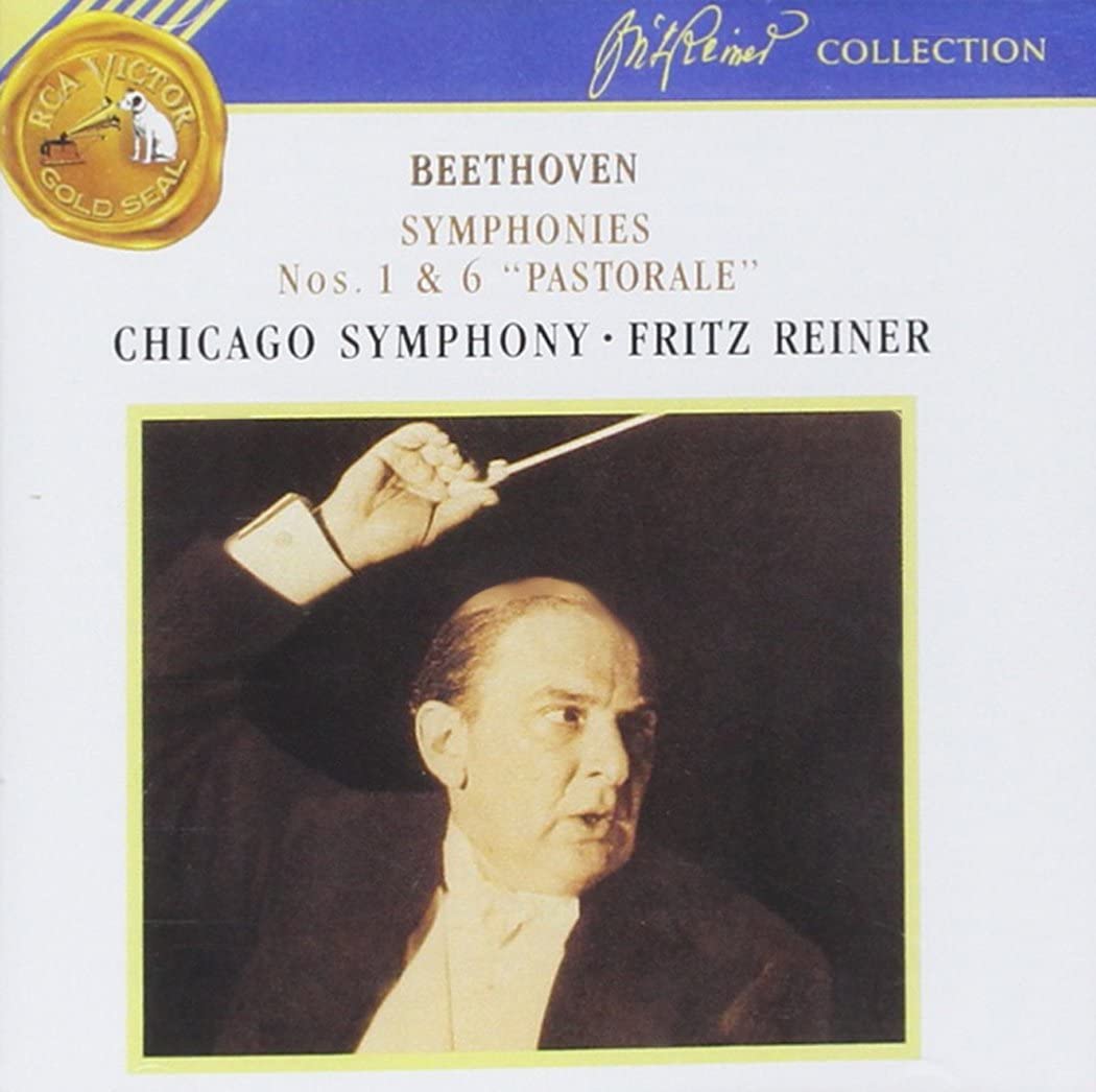 

CD BEETHOVEN / CHICAGO SYM ORCH / REIN - Symphonies 1 & 6 600022RG RCA Victor Gold 1990 US Classical Used