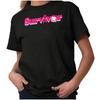 Betty Boop Breast Cancer Survivor Cartoon Womens Graphic Crewneck T Shirt Tee