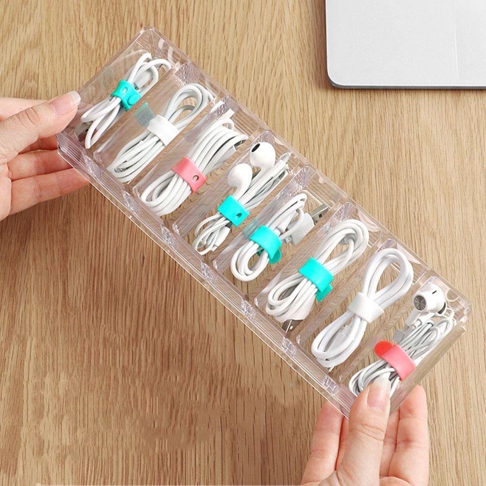 Detachable Acrylic Cosmetics Storage Box Transparent Jewelry Make Up Organizer for Home