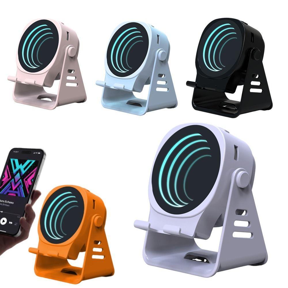USB Charging Inductive Speaker Phone Stand Adjustable Angle Wireless Audio Speaker Phone Support