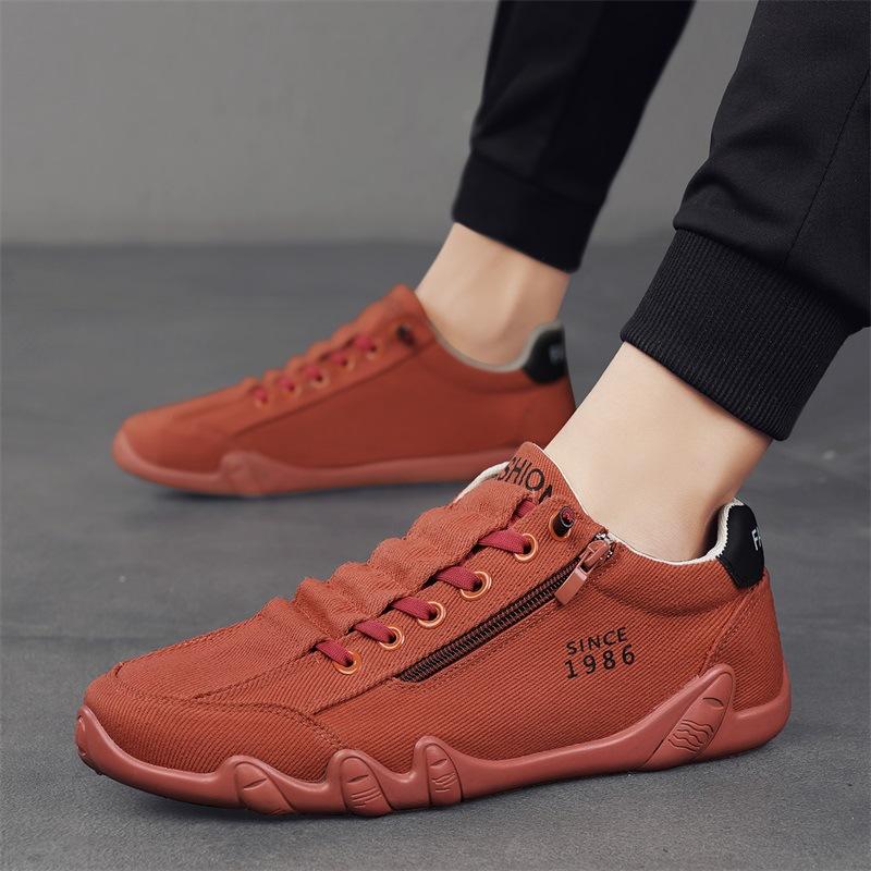 

Men s shoes 2025 spring new fashion versatile personalized cloth shoes street shot Internet celebrity explosion soft sole sports casual shoes 39