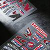 For Honda Waterproof Reflective Motorbike Stickers Easy Peel Removable Decals for Motorcycle Car