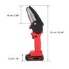24V Mini Electric Chainsaw Portable Cordless Chainsaw Wood Cutters for Woodworking Garden Tools Rechargeable Battery Chain Saws