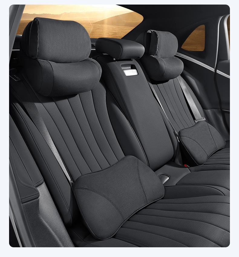 Mercedes Benz Lumbar Support & Headrest Pillow for E-Class/GLC/C260L - Car Interior Decoration