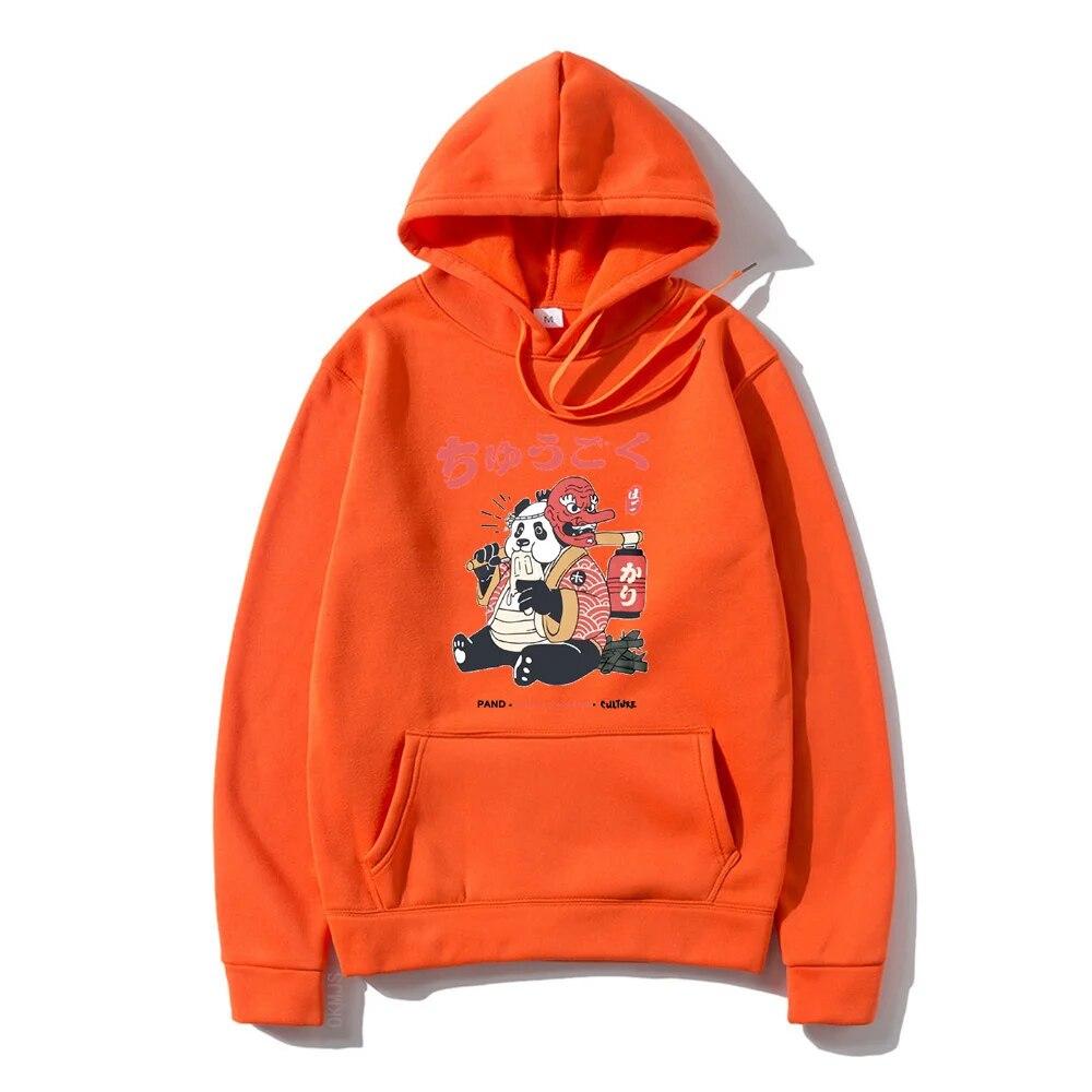 Hip Hop Harajuku Unisex's Hoodies Japanese Kanji Cartoon Hoodie Autumn Winter Funny Hooded Street Style Casual Sweatshirt Clothing