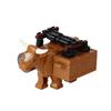 Medieval City MOC Stavební bloky Vojenské figurky vojáků Hradní věž Fontána Nástěnka k bazénu Cihly Dětská Halloweenská hračka