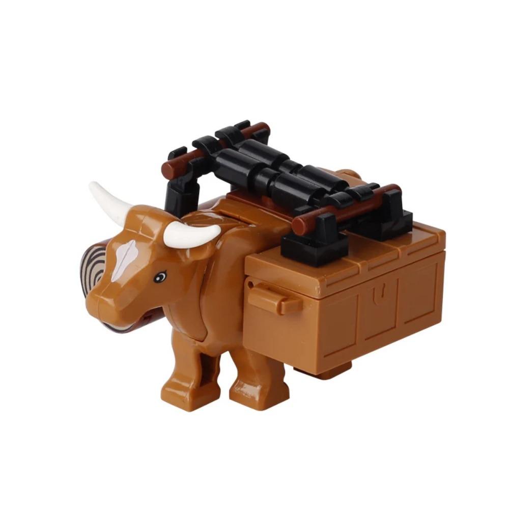 Medieval City MOC Stavební bloky Vojenské figurky vojáků Hradní věž Fontána Nástěnka k bazénu Cihly Dětská Halloweenská hračka