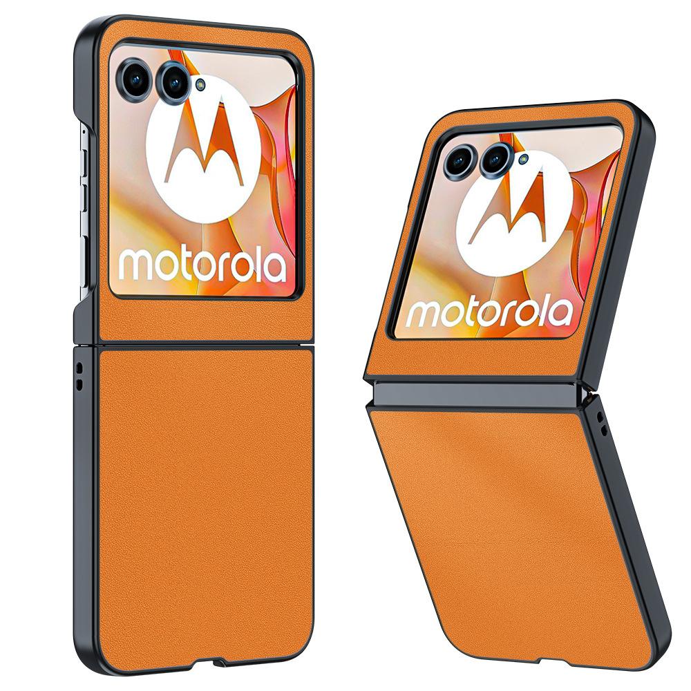 Pouzdro na mobilní telefon Motorola Razr60 proti pádu vzor uhlíkových vláken Kevlar kožené pouzdro Razr2025 ochranné pouzdro