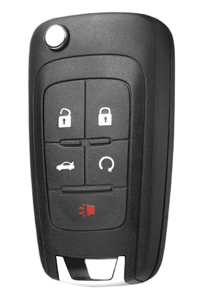 5 Button Keyless Remote Flip Car Key Fob for Chevrolet