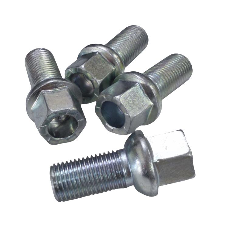 4Pcs Auto Diy Accessories For Beetle Golf Jetta A5 Q2 Fabia M14X1.5 28Mm Thread Radius Car Wheel Bolts Lug Nuts