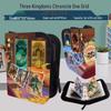 Three Kingdoms War Card Album: Arcade Game Machine Storage with Zipper